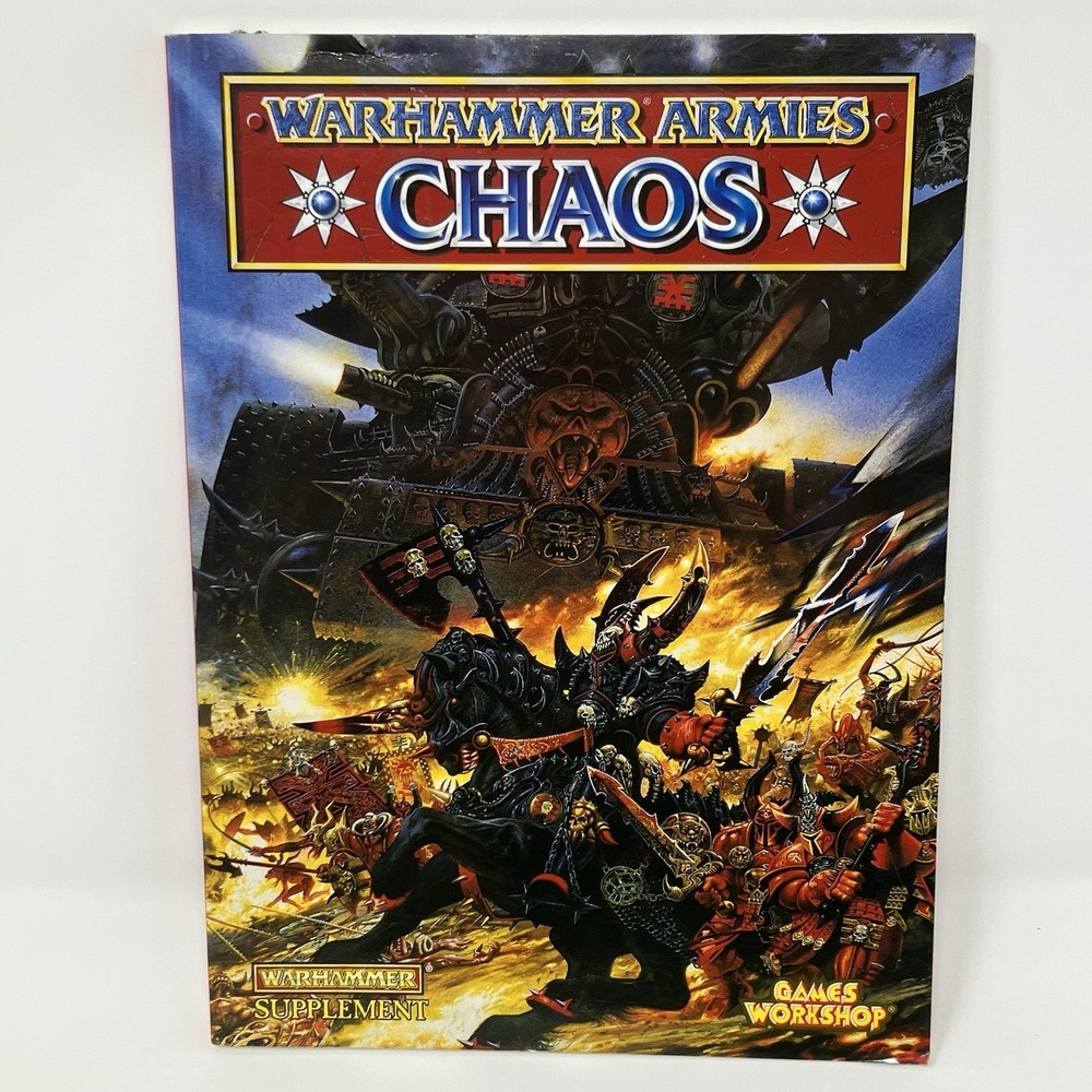 Warhammer Armies Chaos Book 4th Edition Supplement Citadel Games Workshop 1994
